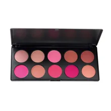 1set 10 Color Makeup Cosmetic Blush Blusher Powder Palette Face Care Blush Blusher Powder