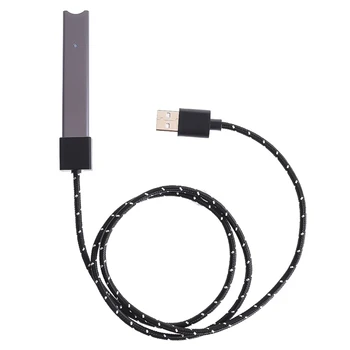 

80cm 14cm Magnetic Adsorption Dual Port Universal USB Charger USB Cable Fast Charging Wire For JUUL Cigarette Accessories Nylon