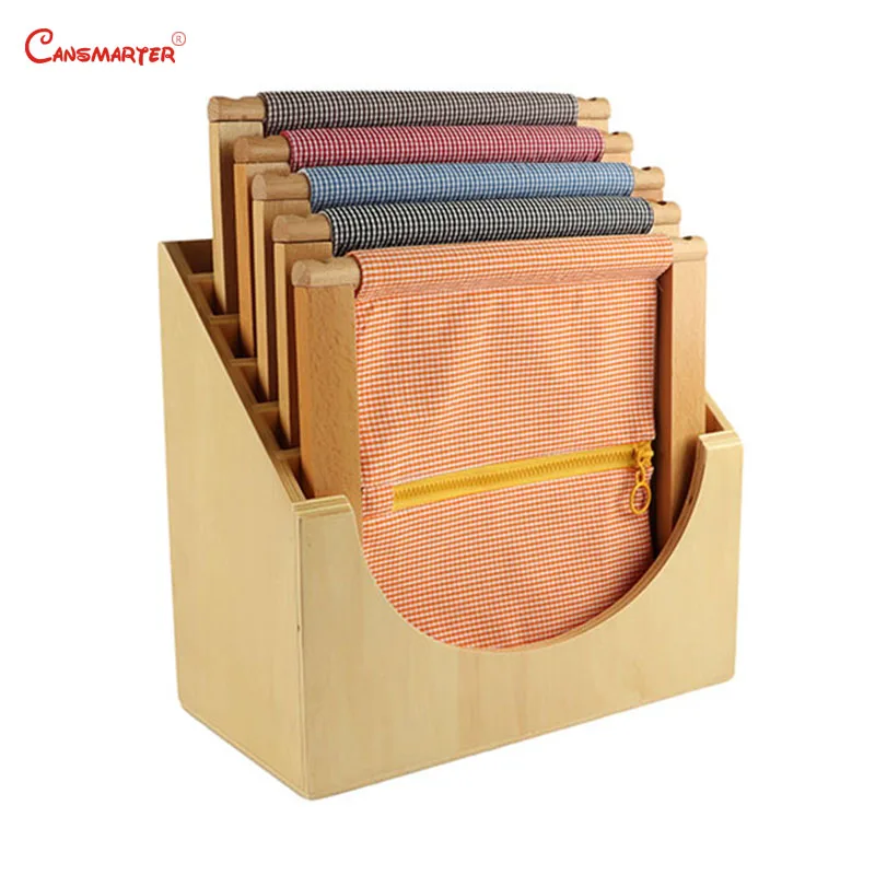 Montessori Wooden Teaching Aids Professional 6 Grids Clothing Frame Box Kid Montessori Daily Life Educational Toys Frame PR002-4 Montessori Wooden Teaching Aids Professional 6 Grids Clothing Frame Box Kid Montessori Daily Life Educational Toys Frame PR002-4