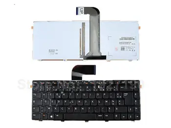 

FR Laptop Keyboard for DELL 3550/XPS L502/14R/ N4110 M4110 N4050 M4040 N5050 M5050 M5040 N5040 N411Z BLACK FRAME Win8 Backlit