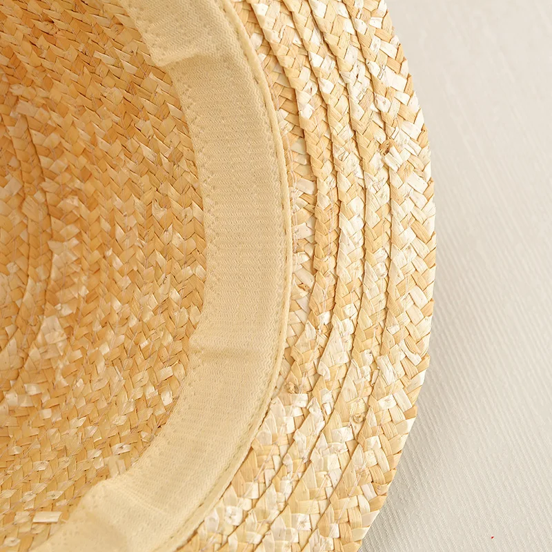 Летние женские шляпы на плоской подошве, соломенная шляпа, Панама, стиль cappelli, сбоку, с бантом, пляжная кепка, кепка для девушек