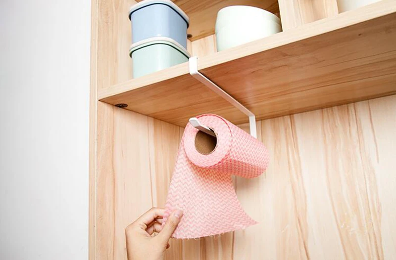 Уникальная бумажная вешалка для кухни и ванной комнаты, бумажный органайзер для хранения, дверной крючок, держатель Percha de papel en cocina y