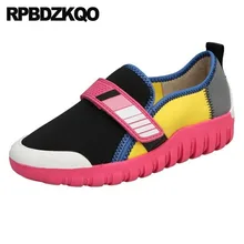 Мех плоские Широкая посадка Женская обувь роскошь марка зима кроссовки ткань итальянский выдолбить эластичный дизайнер повседневная женщин воздухопроницаемый весенняя осень Мода европейская отправка капель последние