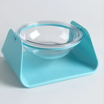 

ABS Resin Goods for Dogs Adjustable Pet Cat Dog Food Bowl Chihuahua Petshop Cats Puppy Kitten Pet Food Container Accessories