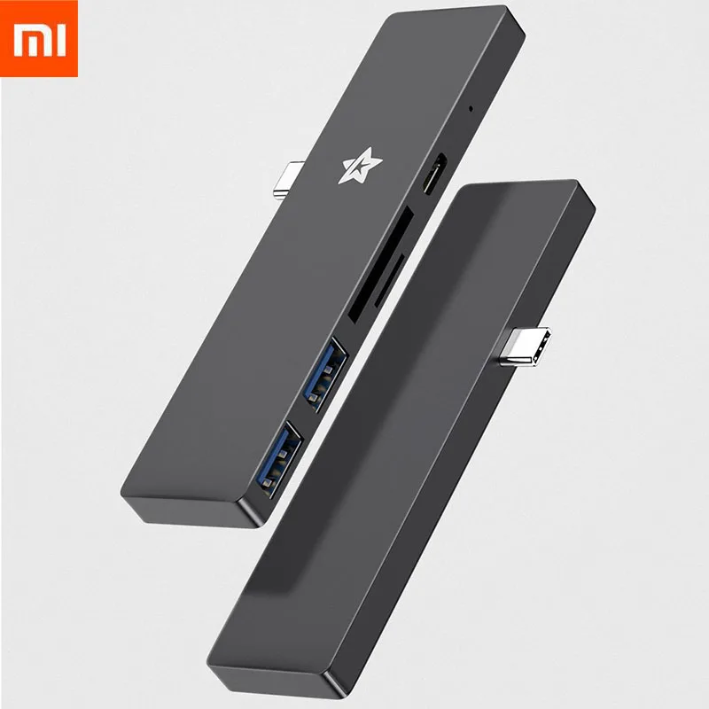

Original Starka Type-C Multi-function Converter 6 In 1 Type C to HDMI SD TF 2 USB 3.0 small and light for Phone Computer Laptop