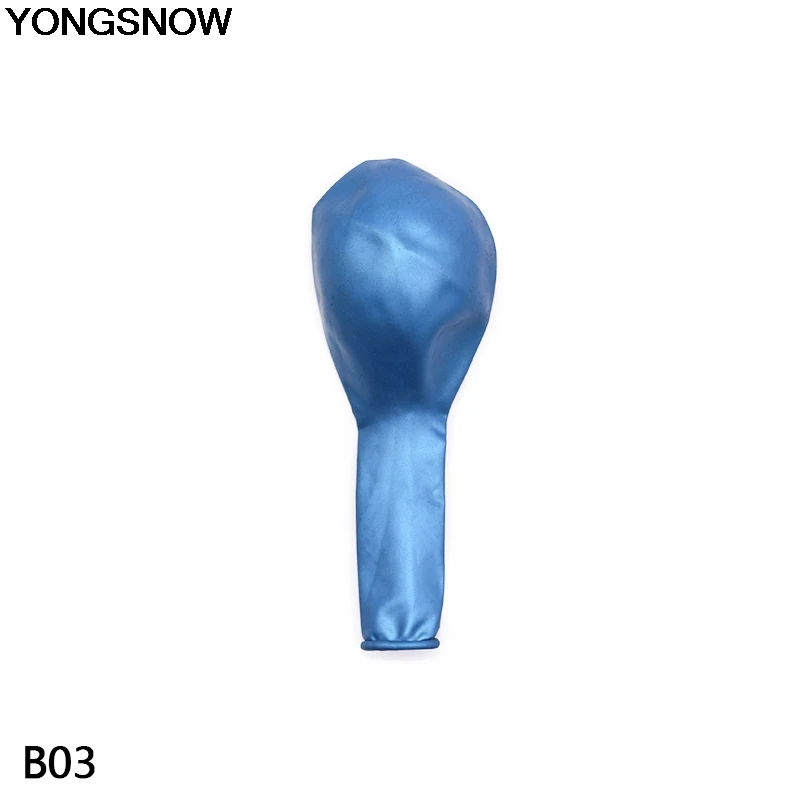 YONGSNOW 10/20 штук 12-дюймовые толстые жемчужный металлик шар латексный гелиевый надувные воздушные шары на день рождения вечерние свадебные дома деко игрушка