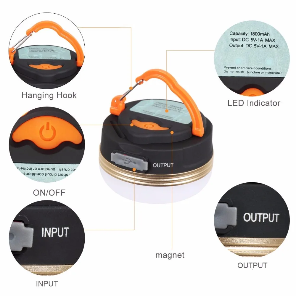 T-SUNRISE-Mini-Portable-Camping-Lamp-Outdoor-USB-Rechargeable-Lighting-3W-Warm-White-LED-Lantern-Light (2)