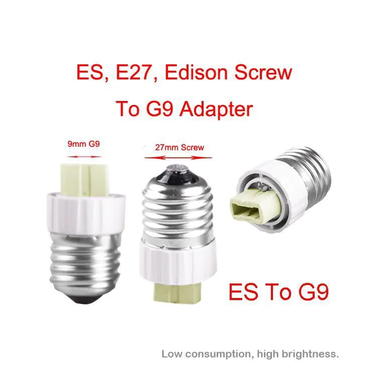 1x GU10 To Edison Screw E27 ES Light Bulb Base Socket Lamp Adaptor Converter 