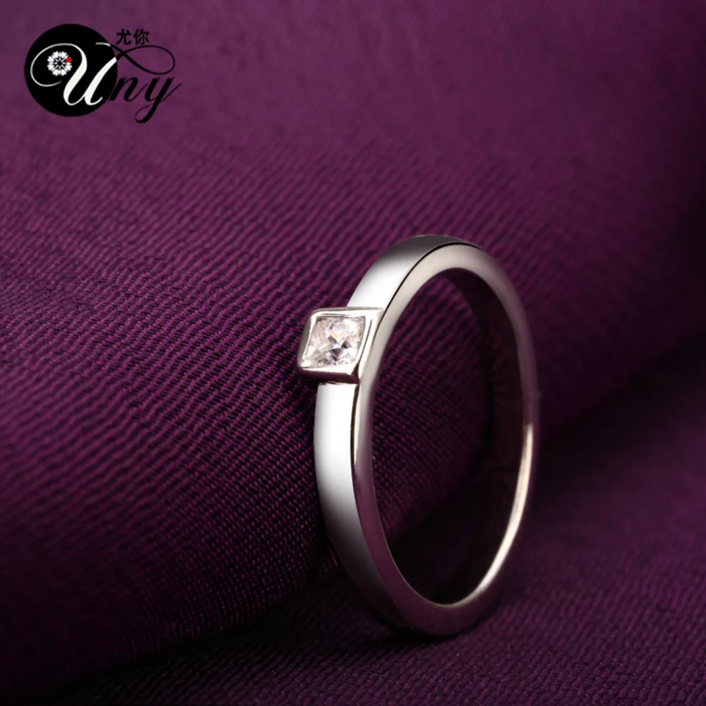 UNY Ring 925 Silver Mother's Personalized Rings Anniversary Gift Birthstone Ring Custom Wedding Engagement BFF Promise DIY Rings