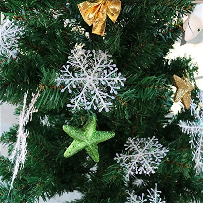 

30pcs/11cm Christmas Snowflake Window Sticker Winter Wall Stickers Kids Room Christmas Decorations for Home New Year Stickers