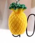 10 шт 3D фрукты яблоко банан булавка яблоко лимон Смола амулеты DIY ремесло подходит для поиск ювелирных изделий из браслетов ручной работы - Окраска металла: big pinapple