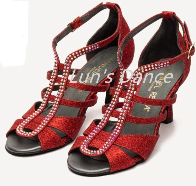 Red Glitter Rhinestone Newest Salsa Latin Ballroom Salsa Tango Bachata Mambo Dance Shoes Ballroom Dancing Shoes DS421 Red Glitter Rhinestone Newest Salsa Latin Ballroom Salsa Tango Bachata Mambo Dance Shoes Ballroom Dancing Shoes DS421