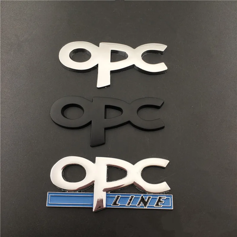 

3D OPC Metal Emblem Badge OPC LINE Car sticker For Opel Mokka Corsa Meriva Zafira Astra J H G Vectra Antara insignia accessories