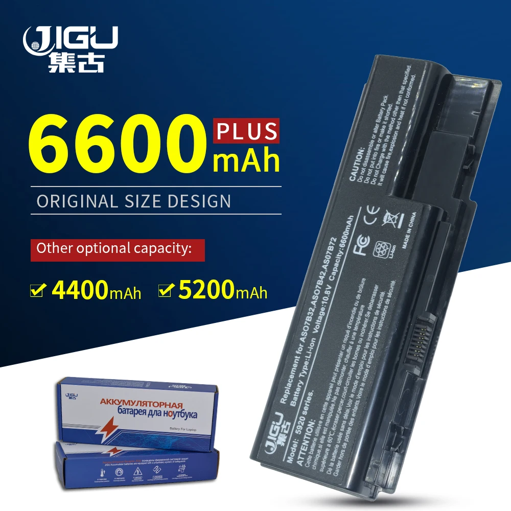 

JIGU Laptop Battery AK.006BT.019 AS07B31 AS07B41 AS07B51 AS07B61 AS07B71 LC.BTP00.008 LC.BTP00.014 For Acer Aspire 5220