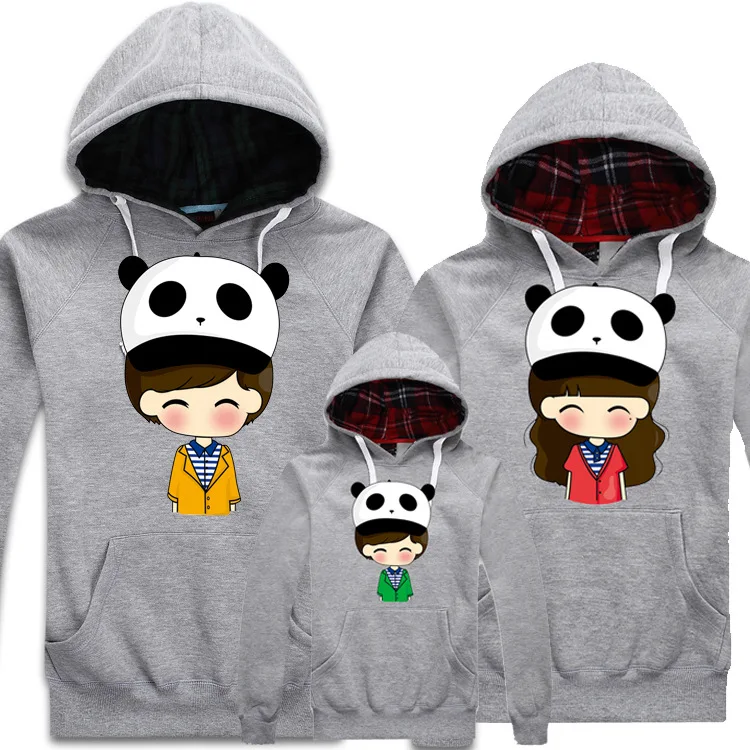 2016 Sudadera Mujer Hombre Niños Panda de la Historieta