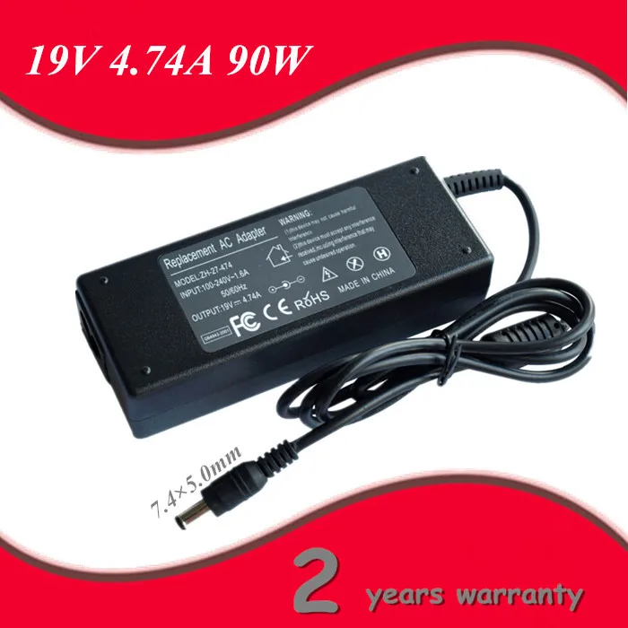 

19V 4.74A 7.4x5.0mm Laptop Power Supply Notebook AC Adapter For HP Pavilion dv3 dv4 dv5 g4 g6 g7