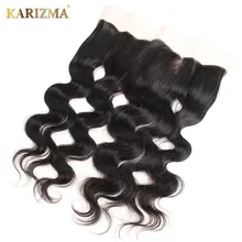 Karizma Remy Hair Body Wave Lace Frontal 13 X4 Free Part Closure 100 Human Hair Natural