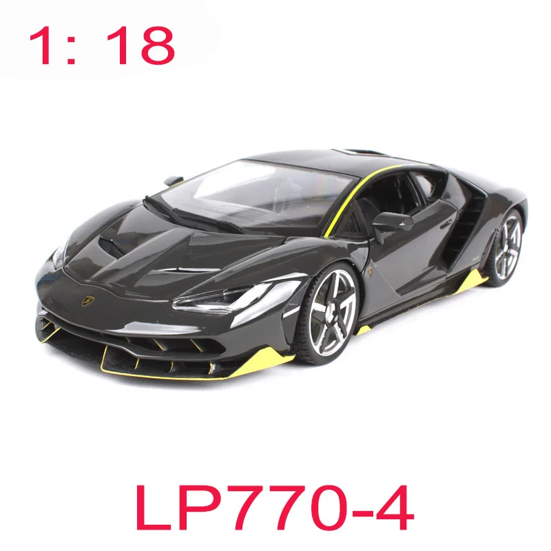 

1:18 LP770-4 Alloy Static Model Simulation Centenario Sports Car Commemorative Edition Model Color Box Package Toys Gift