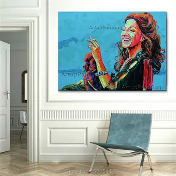 

Palette knife painting portrait Palette knife Face Oil painting Impasto figure on canvas Hand painted Francoise Nielly 31