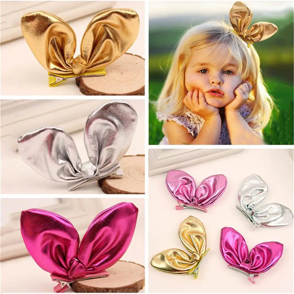 

Baby Rabbit Ears Model Hairpin Flower Patterns Headband Headwear For Festival Party Kids Gifts Hair Accessories