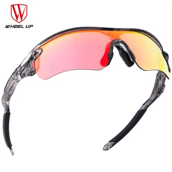 

WHEEL UP Polarized Sport Cycling Glasses Men Women Explosion-proof Bike Eyewear UV Proof MTB Bicycle Sunglasses Goggles 3 Lens