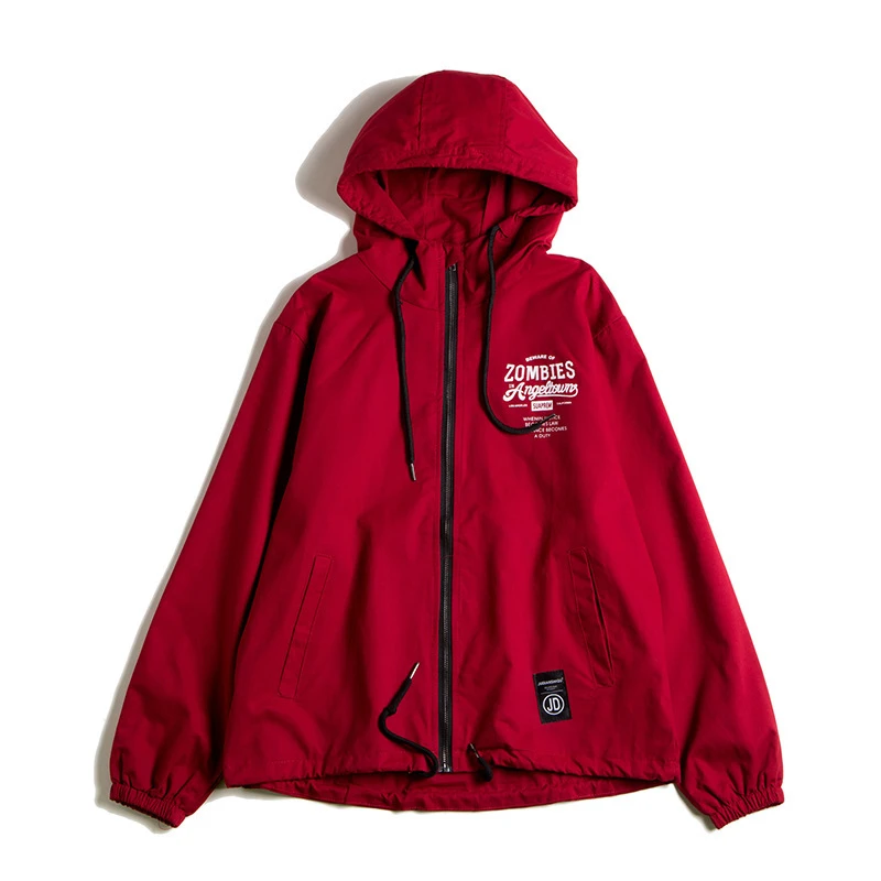 Street Style Hooded Jackets Coat Men Hip Hop Cotton Streetwear Jacket 2018 Autumn Fashion Clothing Windbreaker Yellow Red WS231 Street Style Hooded Jackets Coat Men Hip Hop Cotton Streetwear Jacket 2018 Autumn Fashion Clothing Windbreaker Yellow Red WS231