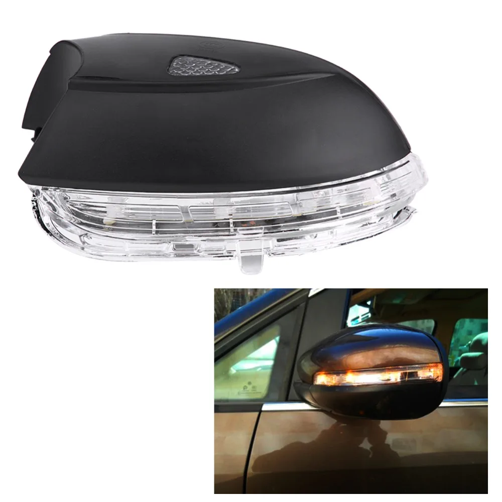 

Car Left/Right Side Rearview Mirror Cover With Turn Signal Light 3C8949102 For VW Jetta Passat CC