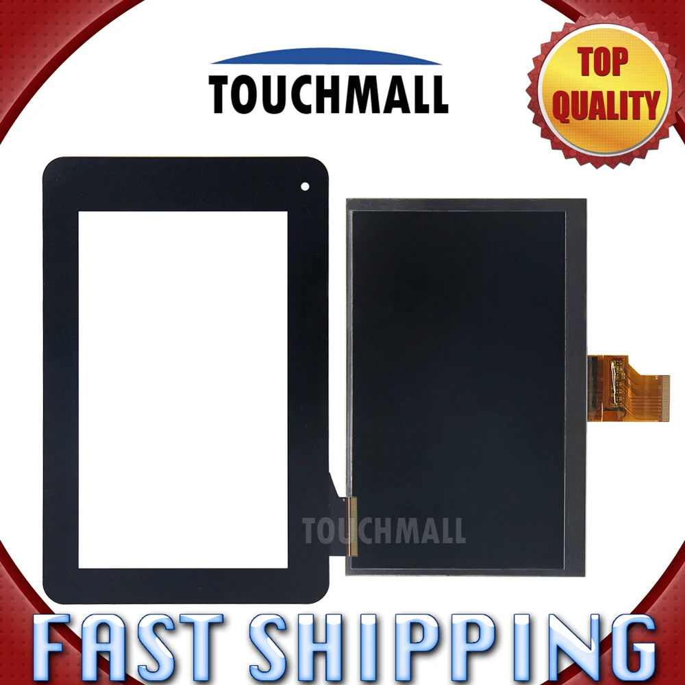 For New LCD Display + Touch Screen Digitizer Glass Replacement Acer Iconia Tab B1-710 B1 710 7-inch Black Free Shipping replacement lcd screen display for acer iconia tab w500