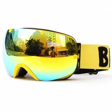 Benice Brand Ski Goggles Double Lens UV400 Anti-fog Ski Glasses Skiing Snowboard Men Women Snow Goggles Eyewear