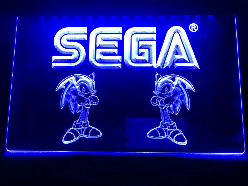 R065 Sega светодиодный неоновый светильник знаки|Таблички и знаки| |