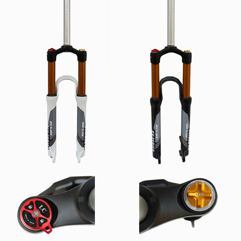 

Magnesium aluminum alloy bicycle front fork/ mountain bike front shock 26 "/27.5"bicycle suspension fork/ Disc brakes mtb fork