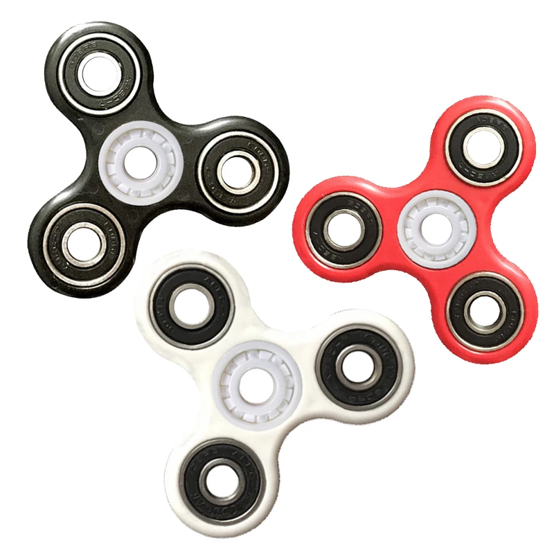 Спиннер Finger ABS EDC ручной Tri для детей аутизма СДВГ 6 стилей стресс фокус игрушки в