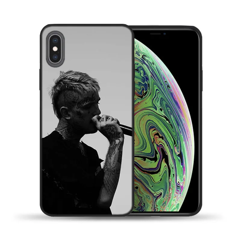 Rap Singer Lil Peep Xxxtentacion Мягкий чехол из ТПУ для iPhone 11 Pro Max X XS XR XS MAX 7 8 6S 6plus 5 5S SE силиконовый чехол s - Цвет: 18