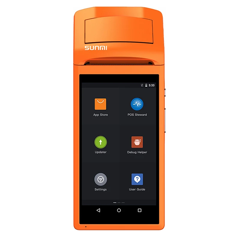 Xeumior SM V1S Android 3g pos система 5 дюймов дисплей Мобильный портативный принтер смарт