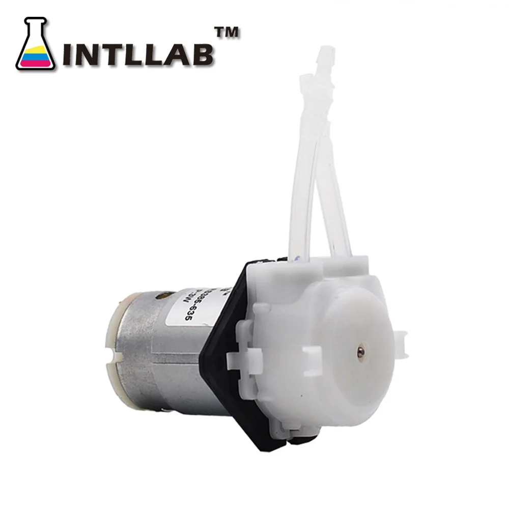 INTLLAB 12V DC DIY Перистальтический жидкий насос дозирующий перистальтический для