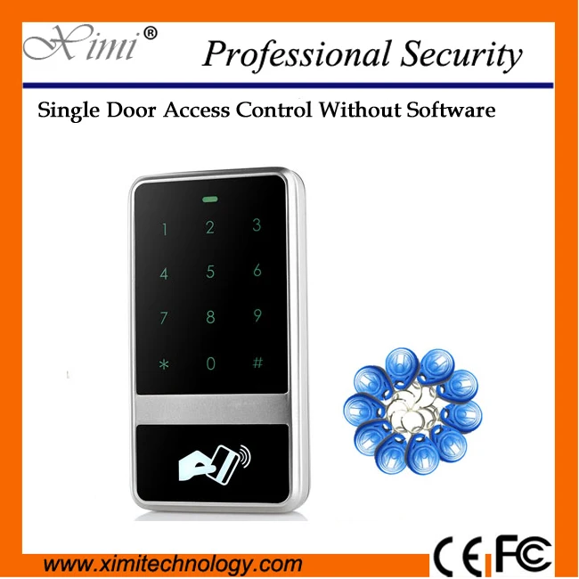 

Surface waterproof access controller with touch keypad card reader 8000 user multi-function equipment Weigand reader