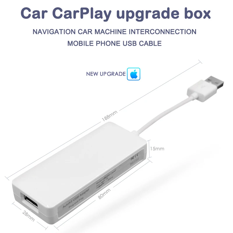 

Carlinkit Wireless Smart Link Apple CarPlay Dongle for Android Navigation Player Mini USB Carplay Stick with Android Auto