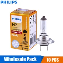 10 шт. Philips Vision H7 12V PX26d 12972PRC1+ 30% яркая Оригинальная Автомобильная галогенная головная лампа, автомобильные лампы, стандартные лампы