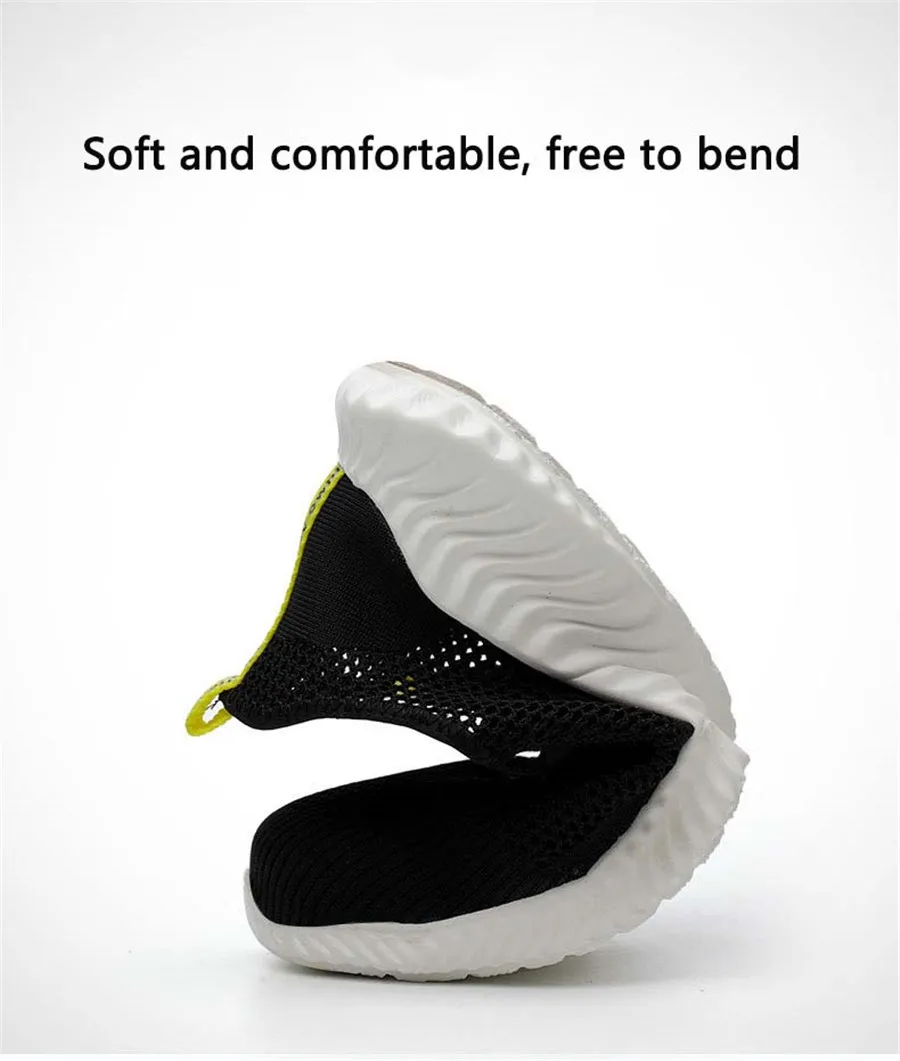 Защитная Рабочая обувь 2019 г. Новая дизайнерская Мужская дышащая легкая стальная безопасная обувь лето