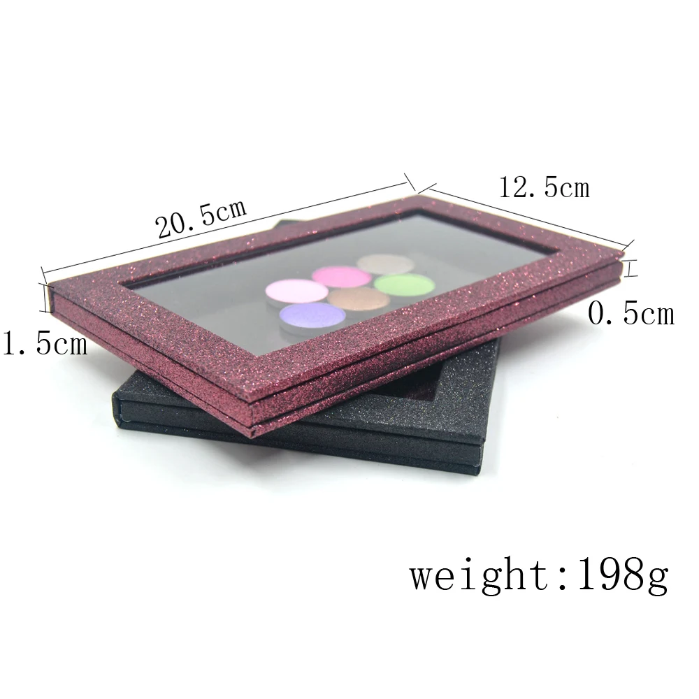 Diy Empty Magnetic Eyeshadow Palette Shadow Blush Makeup Glitter Big Palettes Travel Subpackage Case Easy To Carry Eye Beaauty