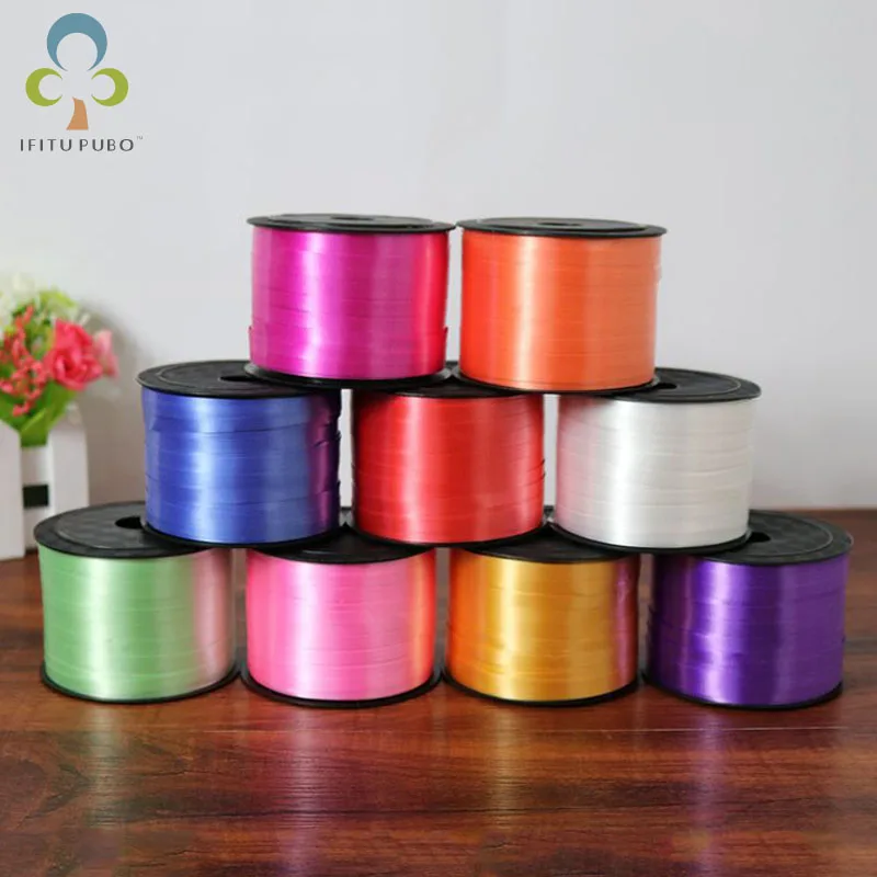 

1Roll 0.5MM*100Yards Balloon Ribbon Gift Wrapping Rope Cake Rope Balloon Tie DIY Color Streamer Decoration LXX