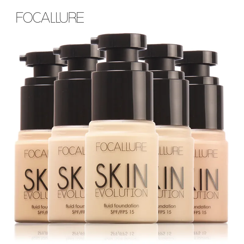 Focallure лицо SPF15 Жидкая Основа основа под макияж Жидкий Крем корректор увлажняющий