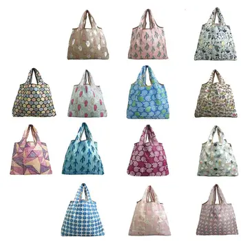 

Fashion Women Foldable Handy Shopping Bag Reusable Tote Pouch Lady Multifunction Casual Recycle Portable Storage Handbag New