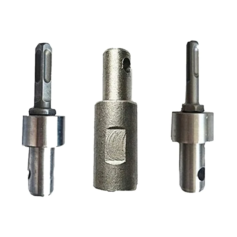 

Single Double Drill Bit 60mm Blade Earth Auger Head Connector Adapter Gasoline Electric Hammer Water Borer Accessories
