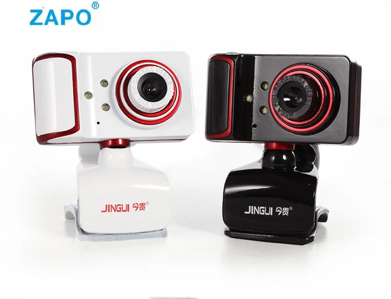 ZAPO LED Lights USB Webcam Camera with Mic Night Vision