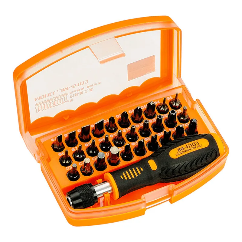 JAKEMY JM-6103 31 In 1 Screwdriver Set Disassembled Tool Multifunctional Dismountable Screwdriver Hand Sets Repairing Pdr Tools JAKEMY JM-6103 31 In 1 Screwdriver Set Disassembled Tool Multifunctional Dismountable Screwdriver Hand Sets Repairing Pdr Tools