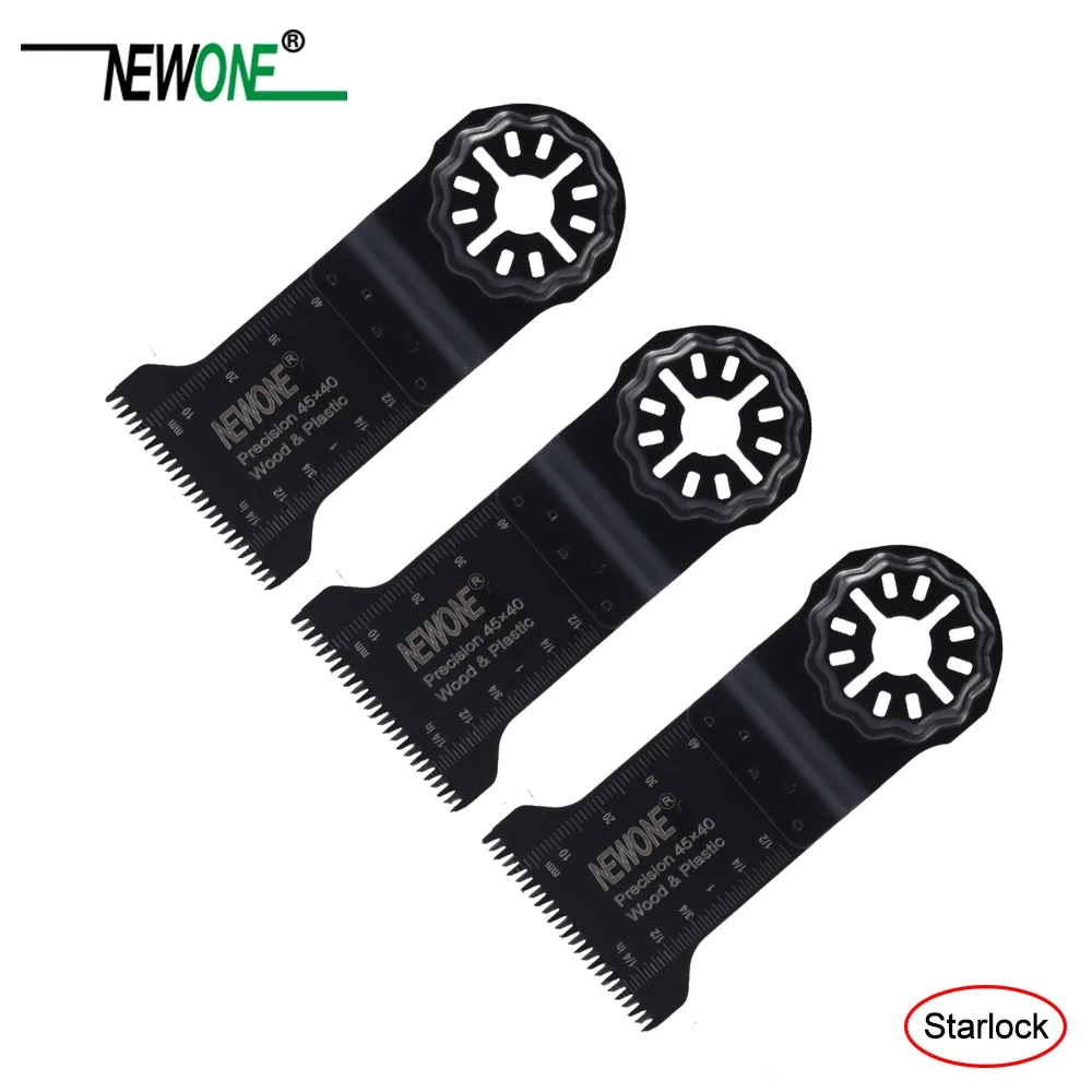 

NEWONE 45mm Starlock Precision Saw Blade Multi Pack Precision Oscillating Multitool Saw Blade For Cutting Wood Drywall Plastic