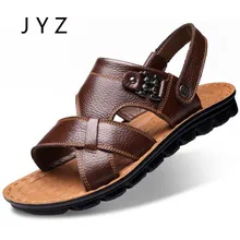 Новые модные мужские сандалии летние Повседневное пляжная обувь мягкие тапочки Туфли без каблуков Размеры 45, 46, 47 men0019