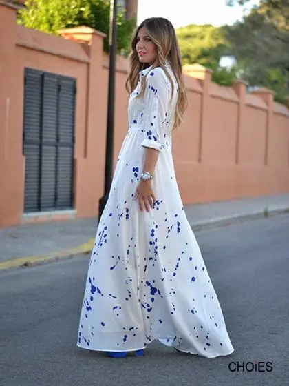 splash maxi dress