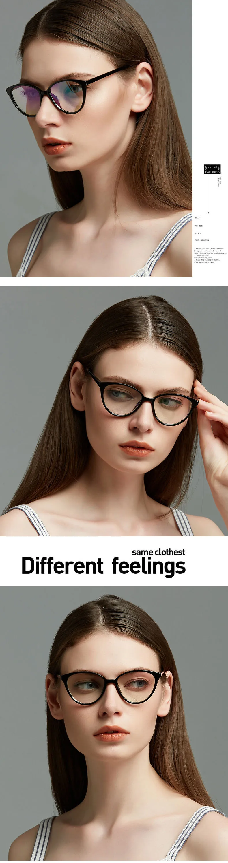 EOOUOOE, женские оптические очки кошачий глаз, очки Gafas Opticas, очки для женщин, Oculos De Grau, очки по рецепту
